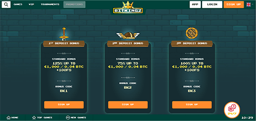 BitKingz Casino Deposit Bonus Codes