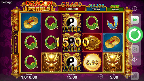 Playing Dragon Pearls Hold and Win for Real Money